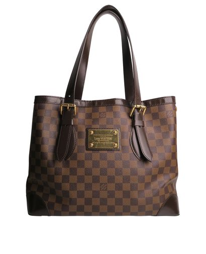 Damier Ebene Hampstead MM Tote, front view